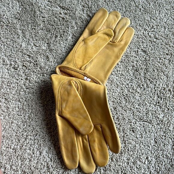 Leather Gloves John Deere Driver Work Cowhide Size Large NEW - Picture 5 of 6